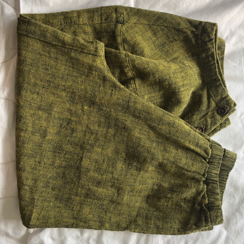 Kleen linen cotton tweed pants S - Picture 2 of 8